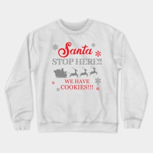 Merry Christmas Gift Family Xmas Funny Christmas Santa Crewneck Sweatshirt